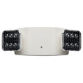 Nuvo 67-130 White Emergency Light, 90min Ni-cad Backup, 120/277v, Dual Head, Universal Mounting - White Finish Image 1