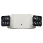 Nuvo 67-130 White Emergency Light, 90min Ni-cad Backup, 120/277v, Dual Head, Universal Mounting - White Finish Image 1