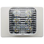 Nuvo 67-134 White Remote Emergency Light, Low-voltage Backup, Single Head - White Finish Image 1