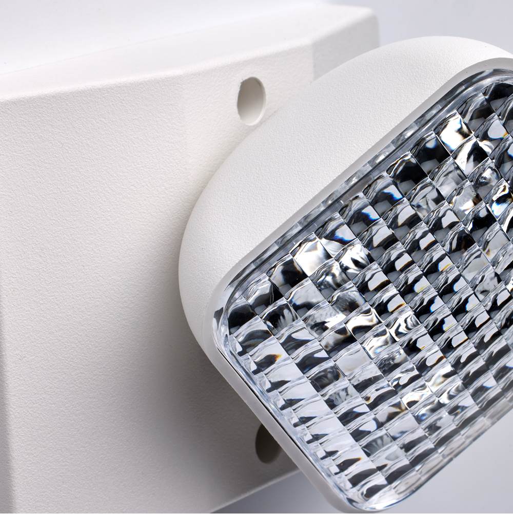 Nuvo  Remote Emergency Light, Low-voltage Backup, Single Head - White Finish