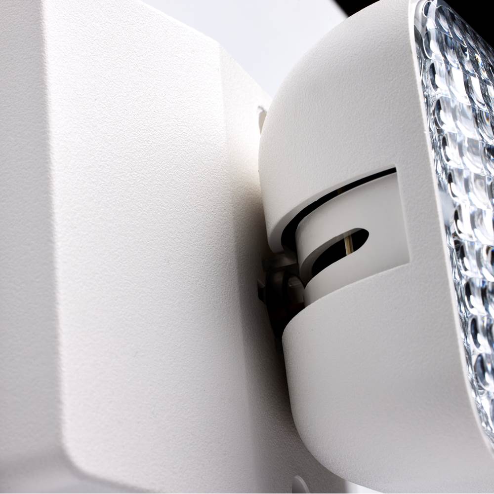 Nuvo 67-134 White Remote Emergency Light, Low-voltage Backup, Single Head - White Finish Image 7