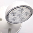 Nuvo 67-136 White Remote Emergency Light, Low-voltage Backup, Single Head, White Finish, Wet Location Rated Image 7