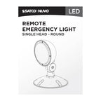 Nuvo 67-136 White Remote Emergency Light, Low-voltage Backup, Single Head, White Finish, Wet Location Rated Image 4
