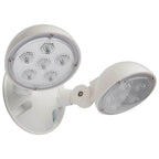 Nuvo 67-137 White Remote Emergency Light - Low-voltage Backup - Double Head, White Finish, Wet Location Rated Image 1