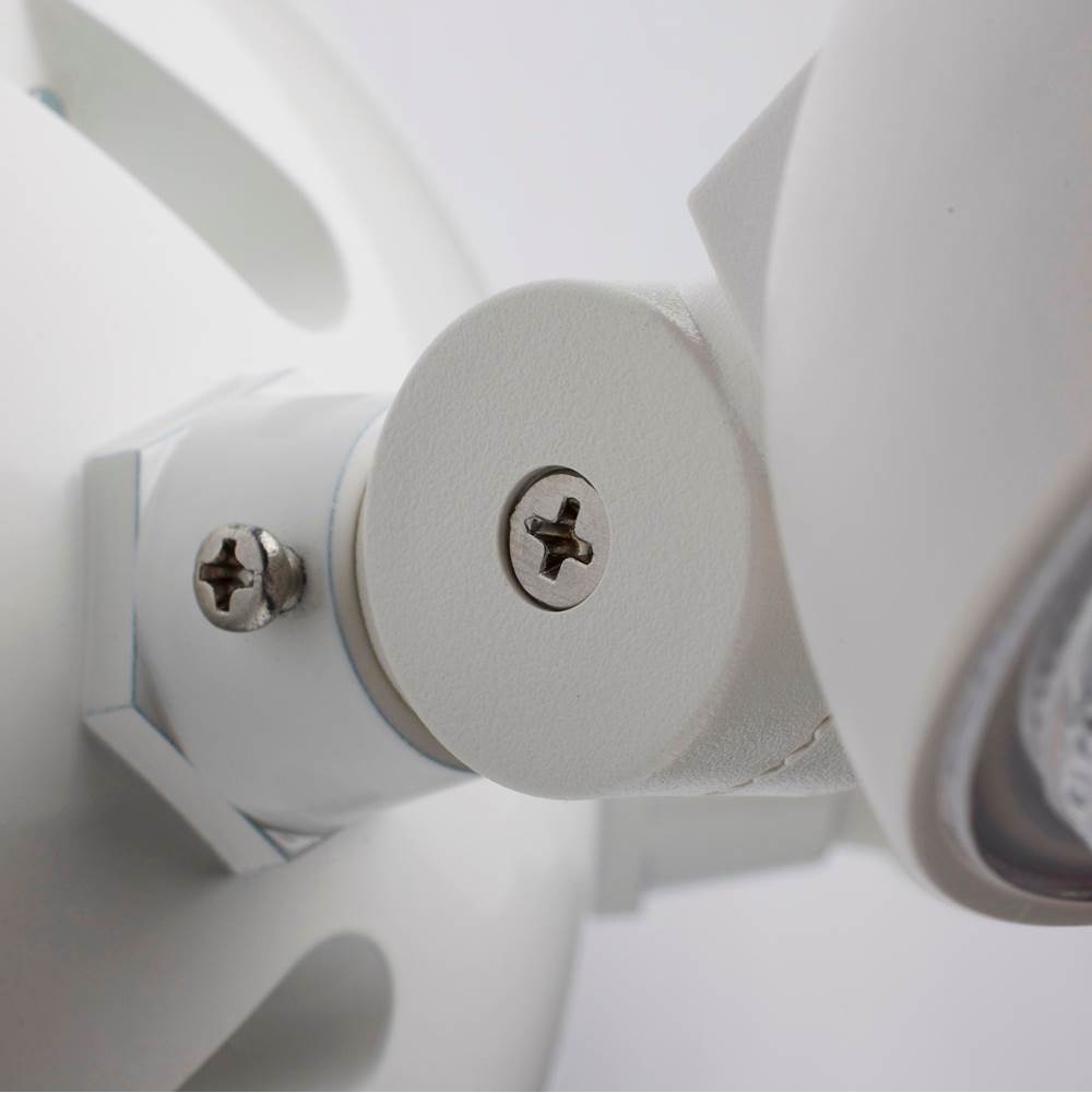 Nuvo 67-137 White Remote Emergency Light - Low-voltage Backup - Double Head, White Finish, Wet Location Rated Image 9