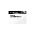 Nuvo 67-137 White Remote Emergency Light - Low-voltage Backup - Double Head, White Finish, Wet Location Rated Image 4