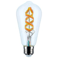 Nuvo S11240 Clear 6 Watt - St19 Led - 2700k-5000k Rgb/tunable White - Starfish Iot - Clear - Medium Base - 120 Volt Image 1