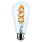 Nuvo S11240 Clear 6 Watt - St19 Led - 2700k-5000k Rgb/tunable White - Starfish Iot - Clear - Medium Base - 120 Volt Image 1