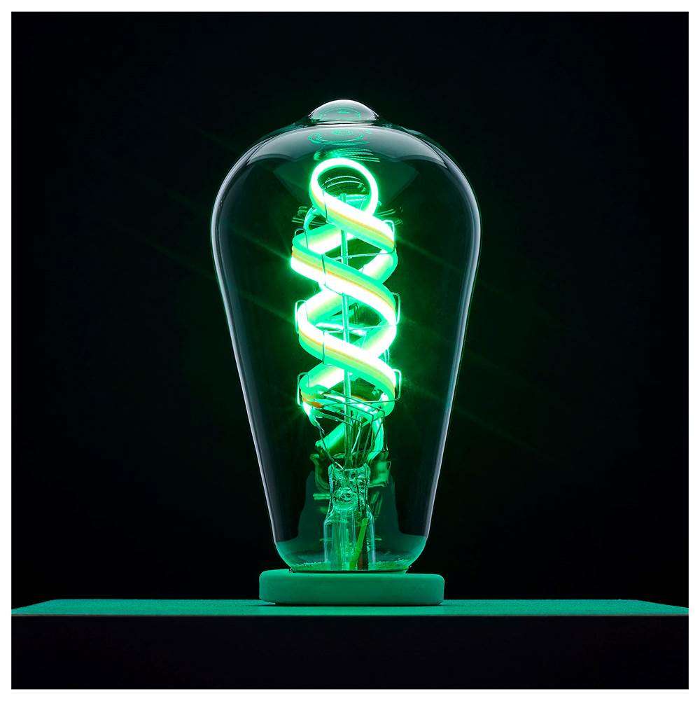 Nuvo S11240 Clear 6 Watt - St19 Led - 2700k-5000k Rgb/tunable White - Starfish Iot - Clear - Medium Base - 120 Volt Image 8