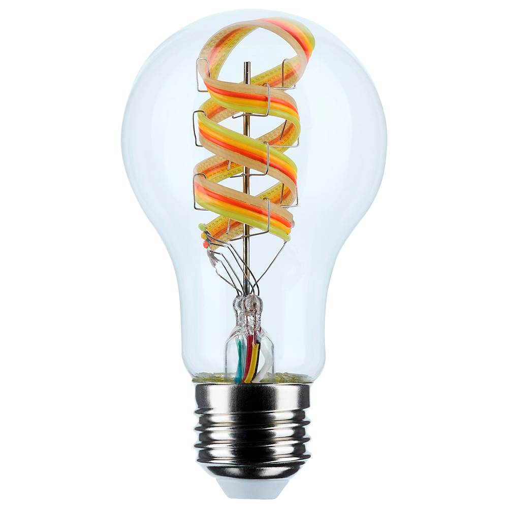 Nuvo S11241 Clear 6 Watt - A19 Led - 2700k-5000k Rgb/tunable White - Starfish Iot - Clear - Medium Base - 120 Volt Image 1