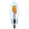 Nuvo S11242 Clear 4 Watt - B11 Led - 2700k-5000k Rgb/tunable White - Starfish Iot - Clear - Candelabra Base - 120 Volt Image 1