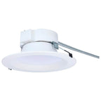 Nuvo S21602 White 25.5w Field Selectable Led 8-inch Commercial Downlight - Dual Dimming - Round - 120-347 Volt Image 1
