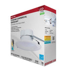 Nuvo S21602 White 25.5w Field Selectable Led 8-inch Commercial Downlight - Dual Dimming - Round - 120-347 Volt Image 3