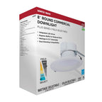 Nuvo S21602 White 25.5w Field Selectable Led 8-inch Commercial Downlight - Dual Dimming - Round - 120-347 Volt Image 2