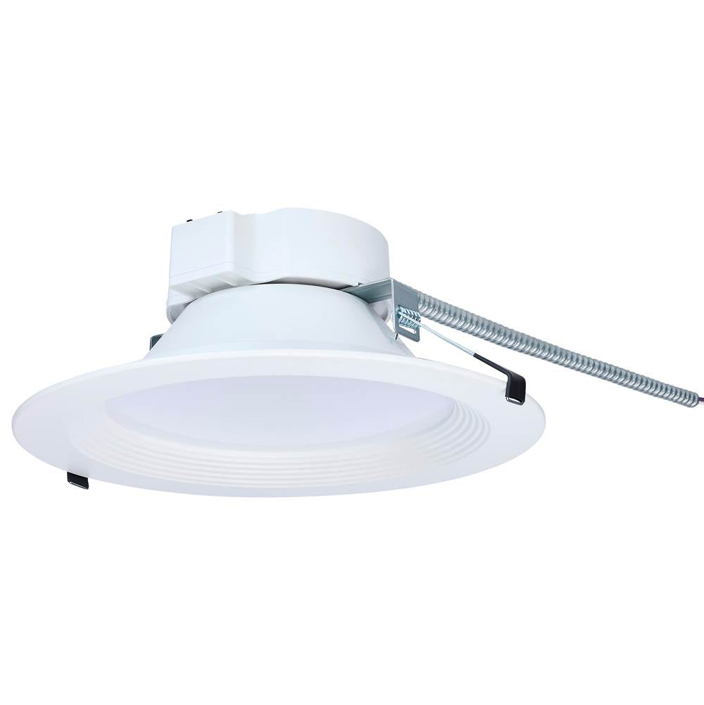 Nuvo S21603 White 35w Field Selectable Led 10-inch Commercial Downlight - Dual Dimming - Round - 120-277 Volt Image 1