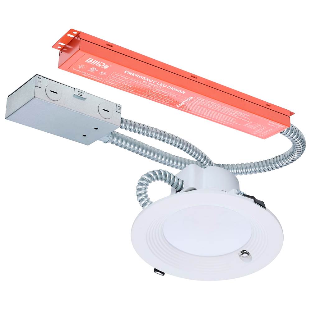 Nuvo S21605 White 20.5w Field Selectable Led 6-inch Commercial Downlight - Dual Dimming - Integrated Emergency Driver - Round - 120-347 Volt Image 1