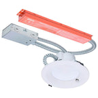 Nuvo S21605 White 20.5w Field Selectable Led 6-inch Commercial Downlight - Dual Dimming - Integrated Emergency Driver - Round - 120-347 Volt Image 1