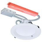 Nuvo S21607 White 38w Field Selectable Led 10-inch Commercial Downlight - Dual Dimming - Integrated Emergency Driver - Round - 120-277 Volt Image 1