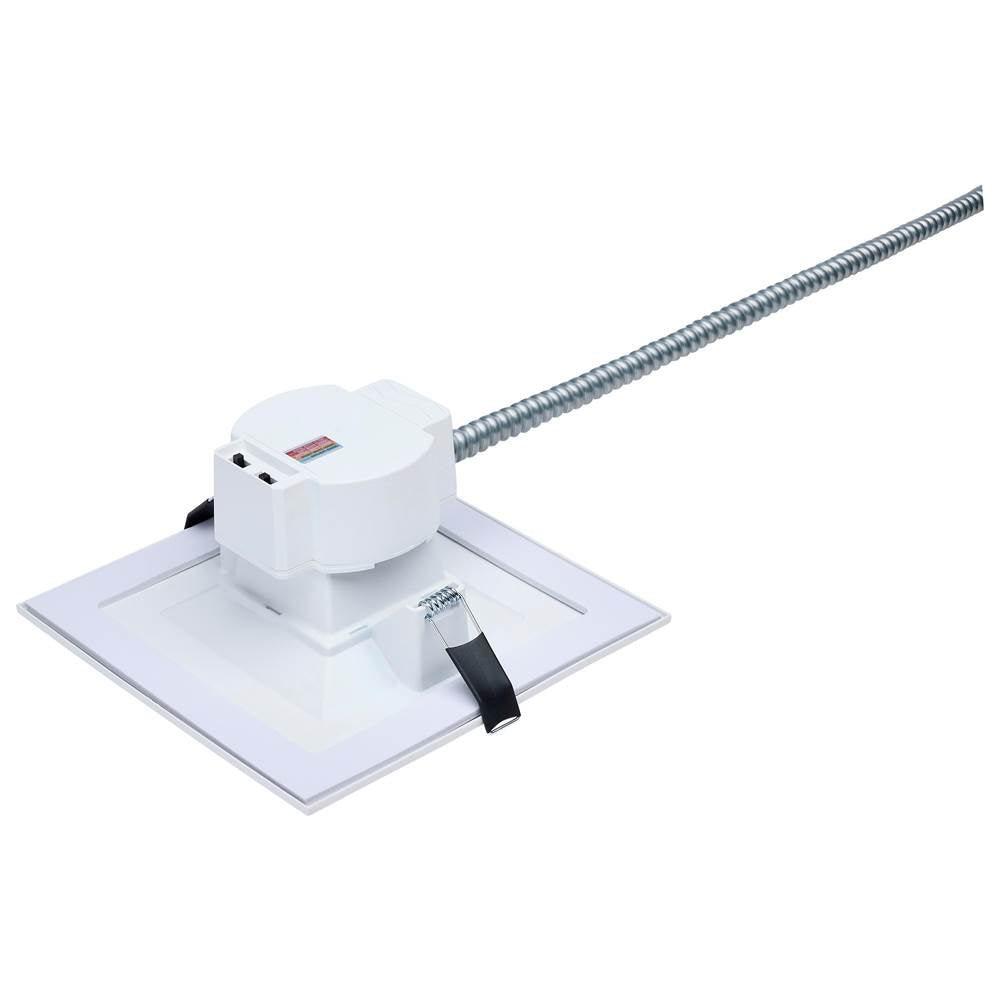 Nuvo  18.5w Field Selectable Led 6-inch Commercial Downlight - Dual Dimming - Square - 120-347 Volt
