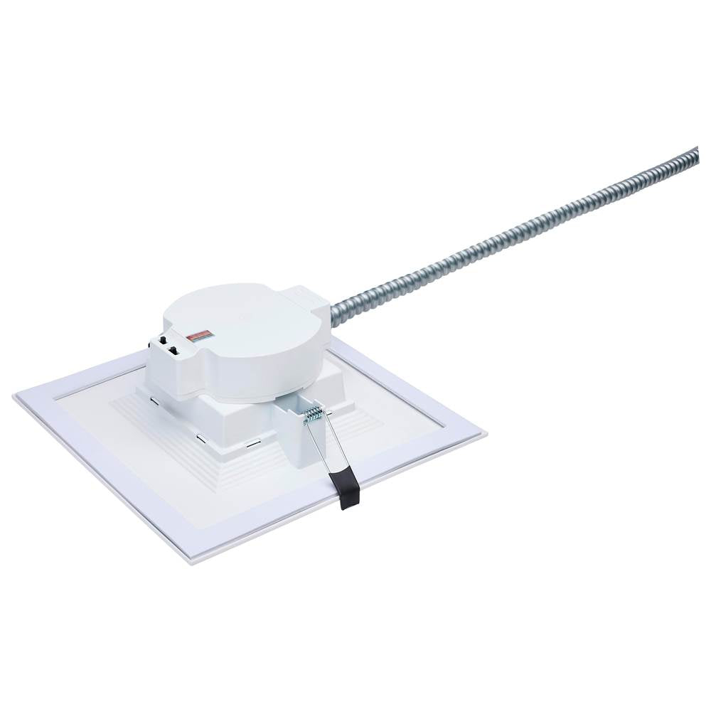 Nuvo  35w Field Selectable Led 10-inch Commercial Downlight - Dual Dimming - Square - 120-277 Volt
