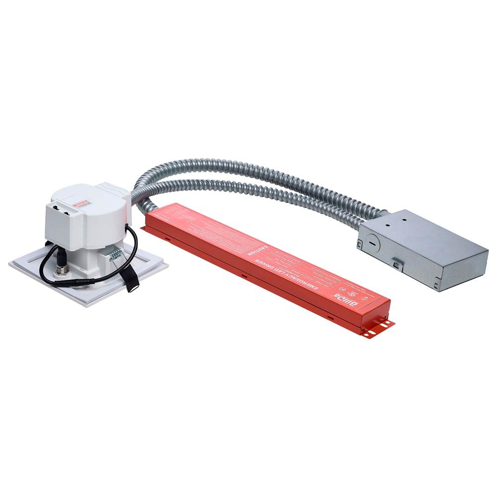 Nuvo  14.6w Field Selectable Led 4-inch Commercial Downlight - Dual Dimming - Integrated Emergency Driver - Square - 120-347 Volt