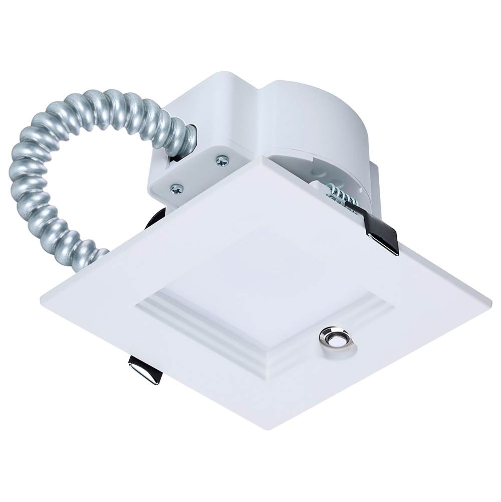 Nuvo S21612 White 14.6w Field Selectable Led 4-inch Commercial Downlight - Dual Dimming - Integrated Emergency Driver - Square - 120-347 Volt Image 5