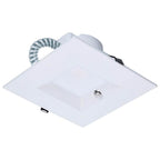 Nuvo S21613 White 20.5w Field Selectable Led 6-inch Commercial Downlight - Dual Dimming - Integrated Emergency Driver - Square - 120-347 Volt Image 5