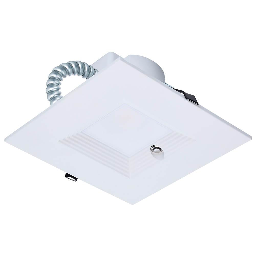 Nuvo S21613 White 20.5w Field Selectable Led 6-inch Commercial Downlight - Dual Dimming - Integrated Emergency Driver - Square - 120-347 Volt Image 5