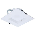 Nuvo S21614 White 28w Field Selectable Led 8-inch Commercial Downlight - Dual Dimming - Integrated Emergency Driver - Square - 120-347 Volt Image 5