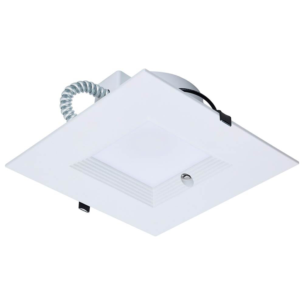 Nuvo S21614 White 28w Field Selectable Led 8-inch Commercial Downlight - Dual Dimming - Integrated Emergency Driver - Square - 120-347 Volt Image 5
