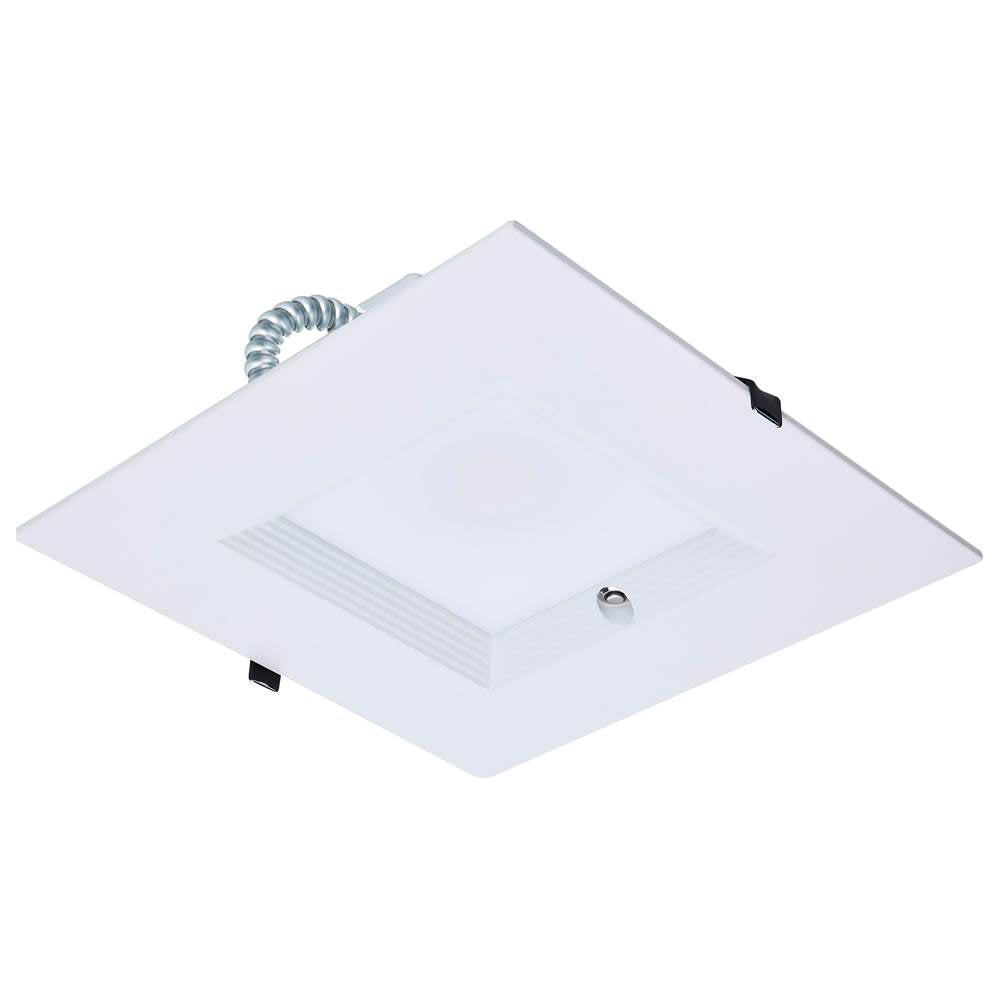 Nuvo S21615 White 38w Field Selectable Led 10-inch Commercial Downlight - Dual Dimming - Integrated Emergency Driver - Square - 120-277 Volt Image 5