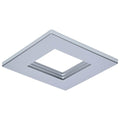 Nuvo  4-inch Square Trim For Led Commercial Downlight - Silver Finish