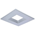 Nuvo  6-inch Square Trim For Led Commercial Downlight - Silver Finish