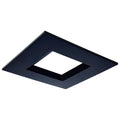 Nuvo  10 Inch Square Trim For Led Commercial Downlight - Black Finish