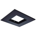 Nuvo  8-inch Square Trim For Led Commercial Downlight With Integrated Em Driver - Bronze Finish