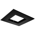 Nuvo  10-inch Square Trim For Led Commercial Downlight With Integrated Em Driver - Bronze Finish