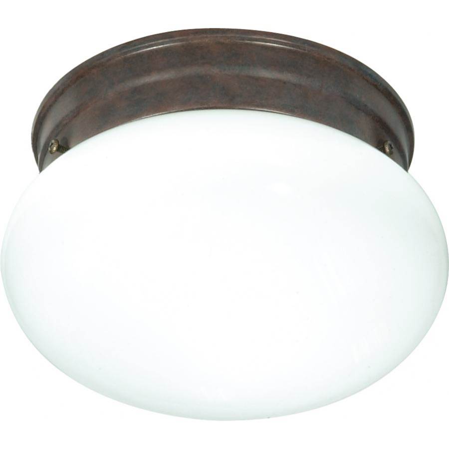 Nuvo  1 Light 8'' Mushroom Flush