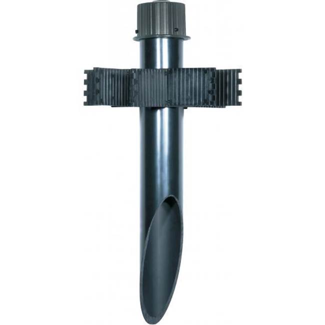 Nuvo  2'' Pvc Mount Post W/black Cap