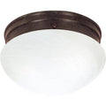 Nuvo  2 Light Medium Mushroom Flush