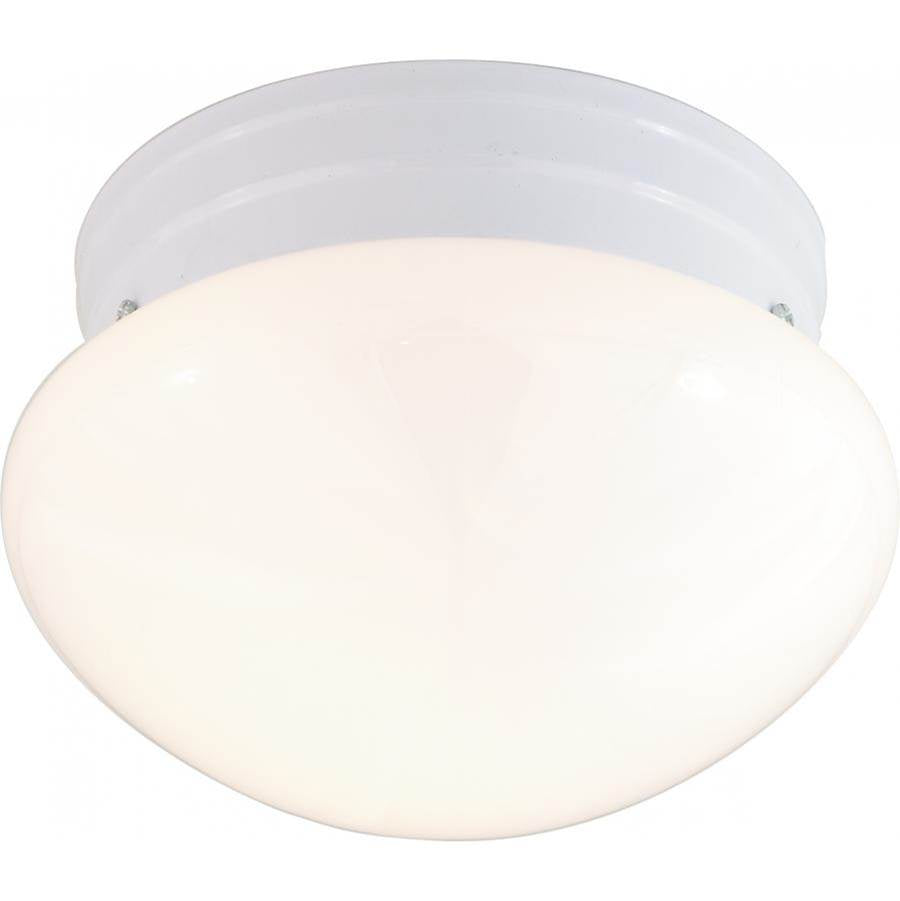 Nuvo  1 Light Small Mushroom Flush