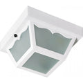 Nuvo  1 Light 8'' Carport Flush Mount