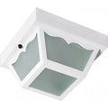 Nuvo  2 Light Poly Carport Flush