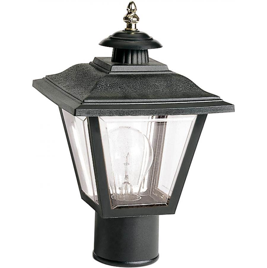 Nuvo  1 Lt Poly Coach Post Lantern