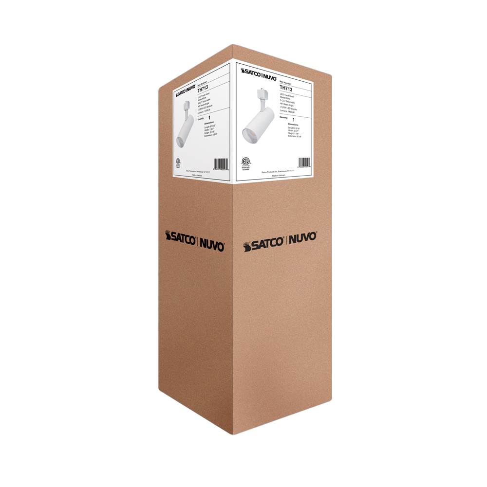 Nuvo TH713 Matte White 20w Cct Led Track Hd 48 Dg Wht Image 3