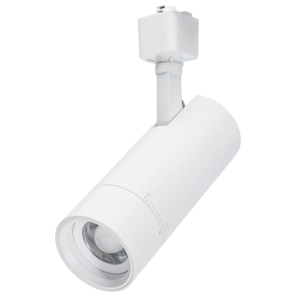 Nuvo TH731 Matte White 15w Beam Adj Track Head Image 1