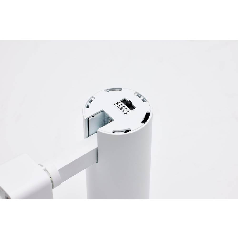 Nuvo TH731 Matte White 15w Beam Adj Track Head Image 6