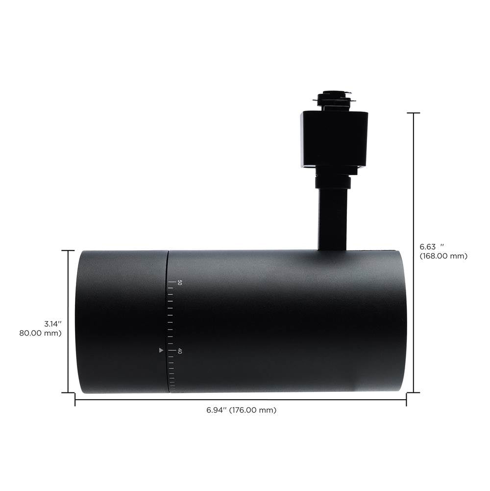 Nuvo TH742 Matte Black 30w Beam Adj Track Head Image 2