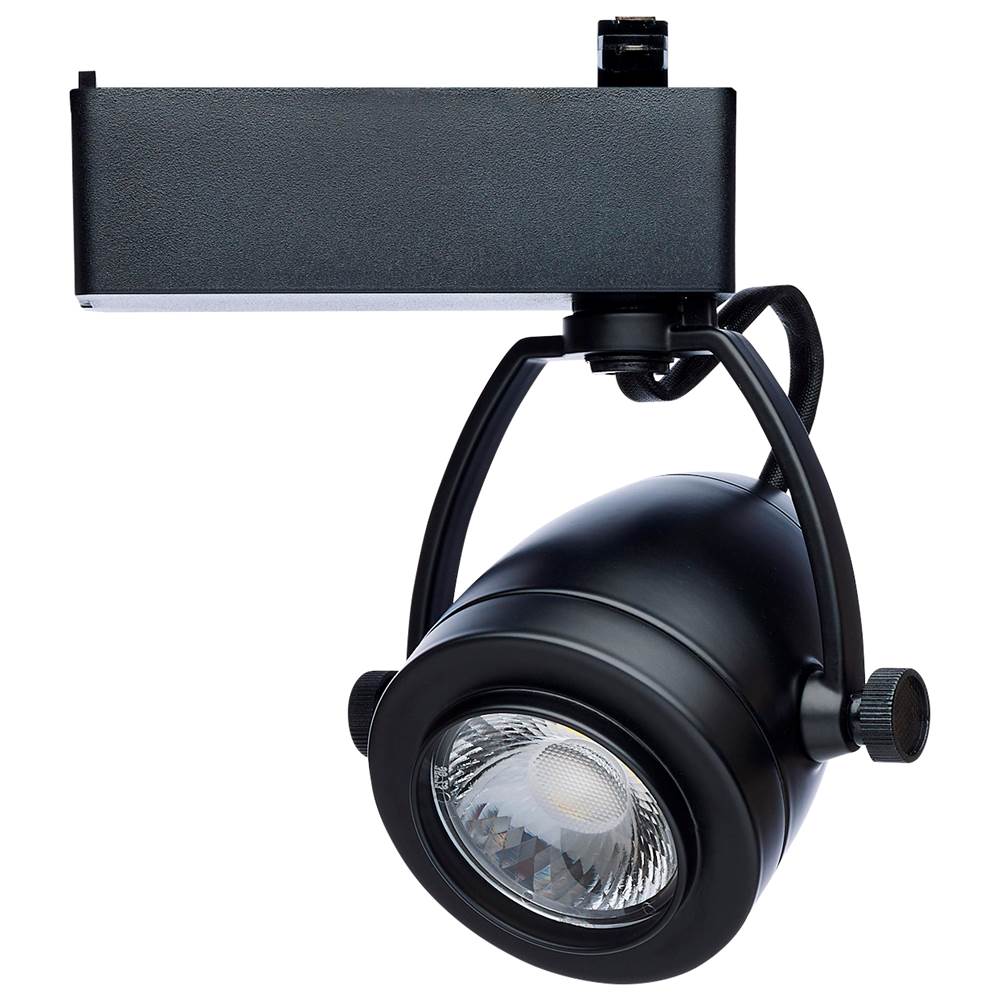 Nuvo  12 Watt Led Track Head; Starfish Enabled; Pinch Back; Black Finish; 120 Volt; Rgbtw