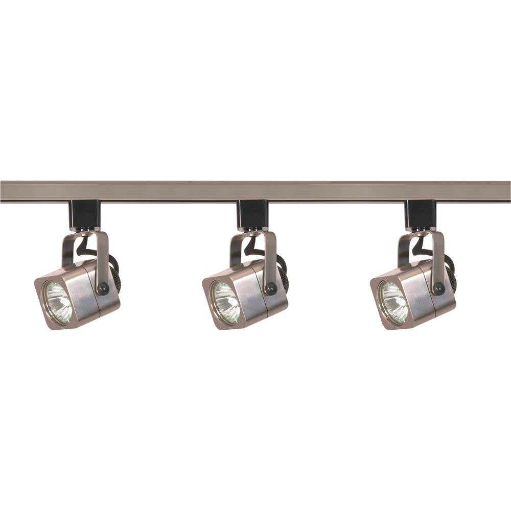 Nuvo  3 Light Track Kit Square Line Voltage Light White
