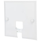Nuvo TP212 White White Current Limiter Canopy Track Plate Image 1